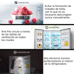 Hisense Refrigerador side by side de 19cuft con dispensador rs19w6